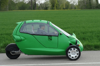 Green CREE electric vehicle prototype